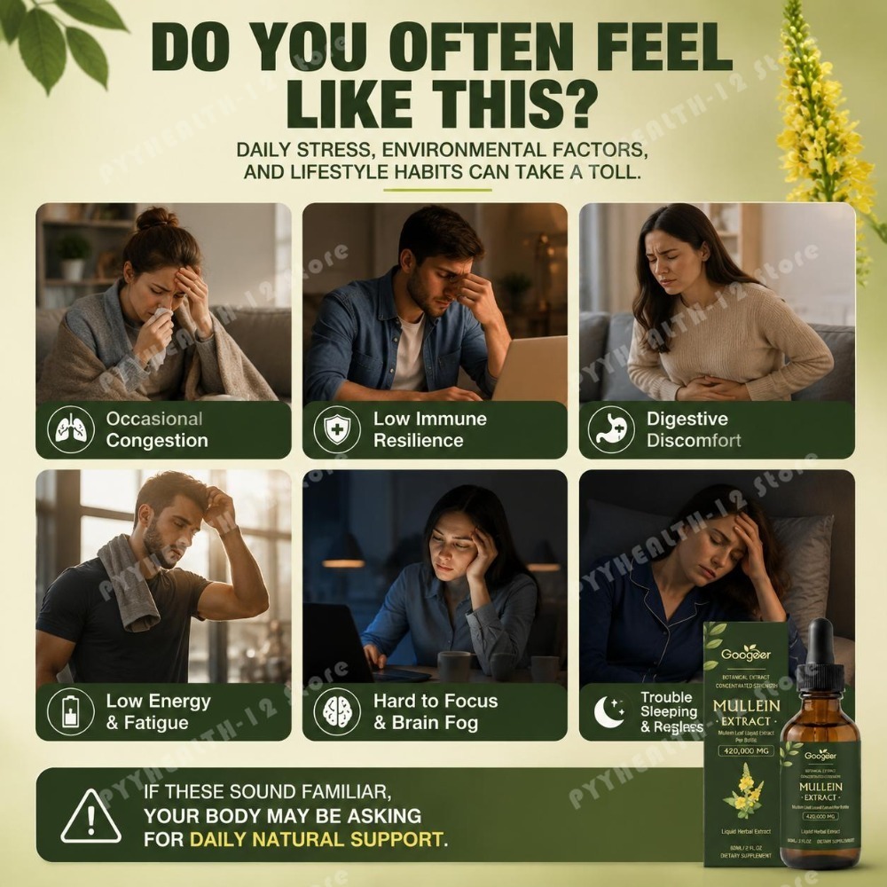 Googeer Mullein Leaf Extract 4 - Herbal And Wellness Products บทวิจารณ์และราคา