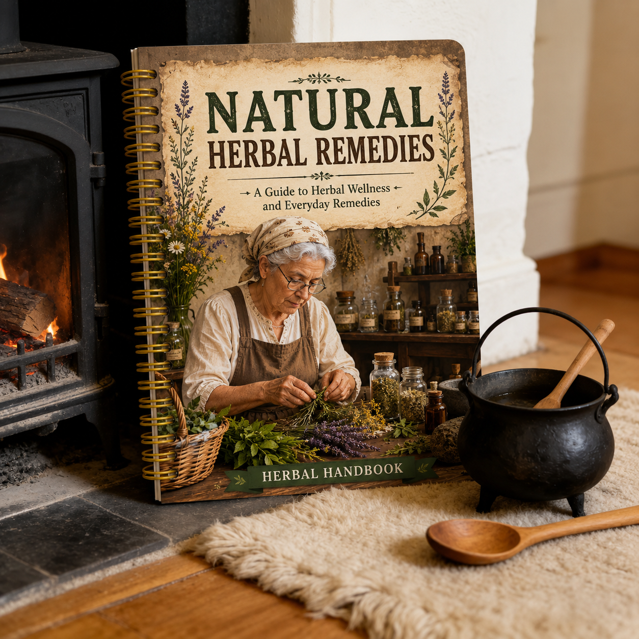 Natural Herbal Remedies Handbo - Herbal Wellness Book บทวิจารณ์และราคา