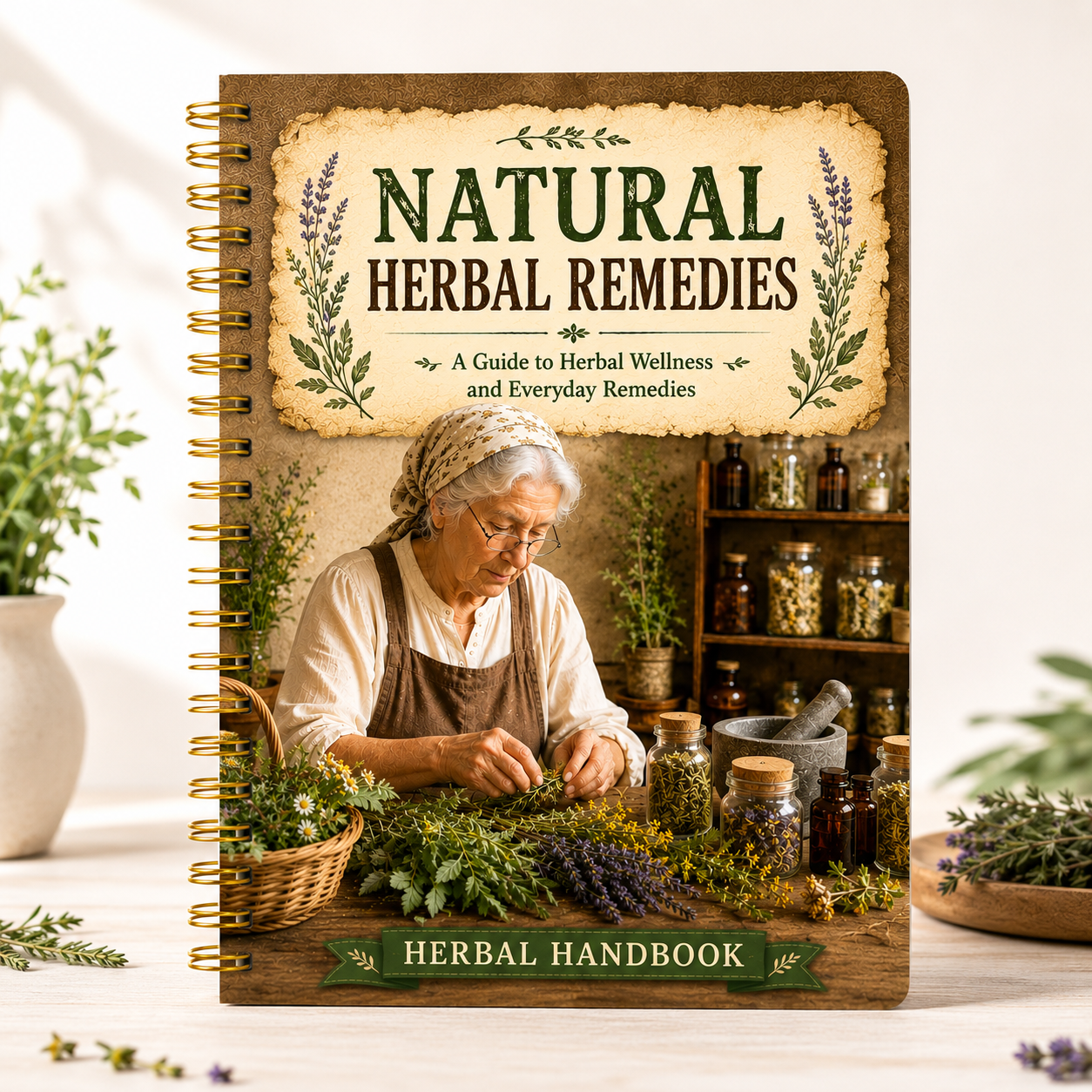 Natural Herbal Remedies Handbo - Herbal Wellness Book บทวิจารณ์และราคา