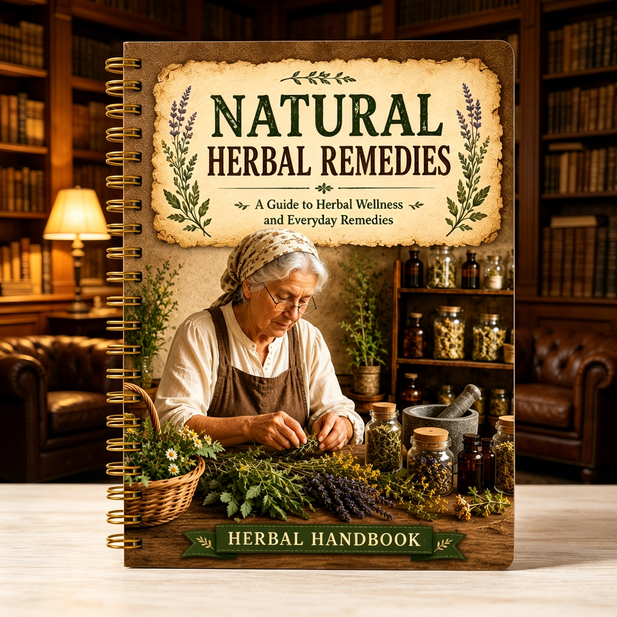 Natural Herbal Remedies Handbo - Herbal Wellness Book บทวิจารณ์และราคา