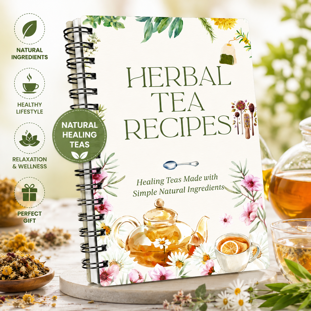 Herbal Tea Recipes Book – Natu - Herbal Wellness Book บทวิจารณ์และราคา