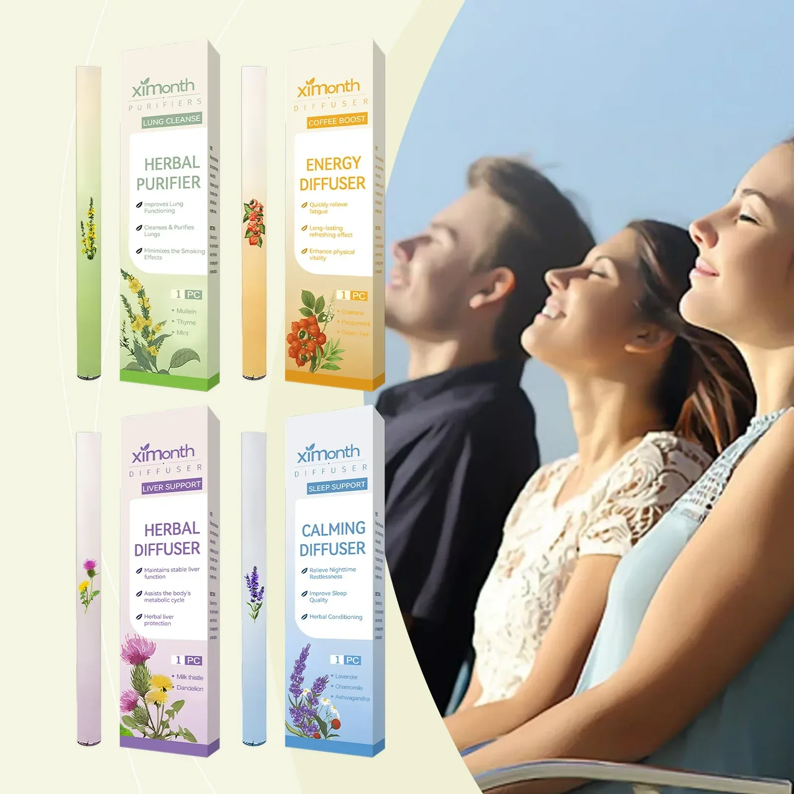 Natural Herbal Breathing Stick - Herbal And Wellness Products บทวิจารณ์และราคา
