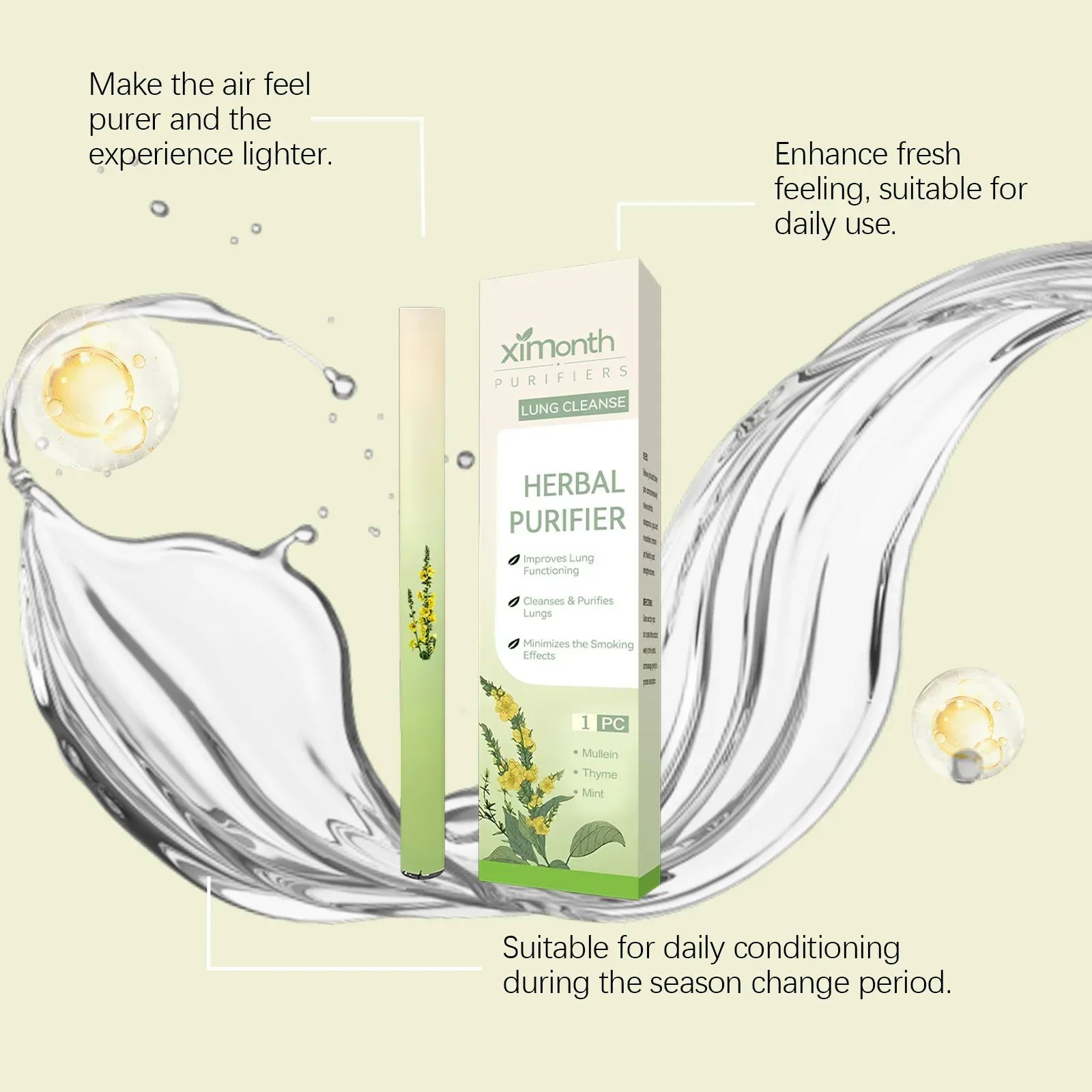 Natural Herbal Breathing Stick - Herbal And Wellness Products บทวิจารณ์และราคา