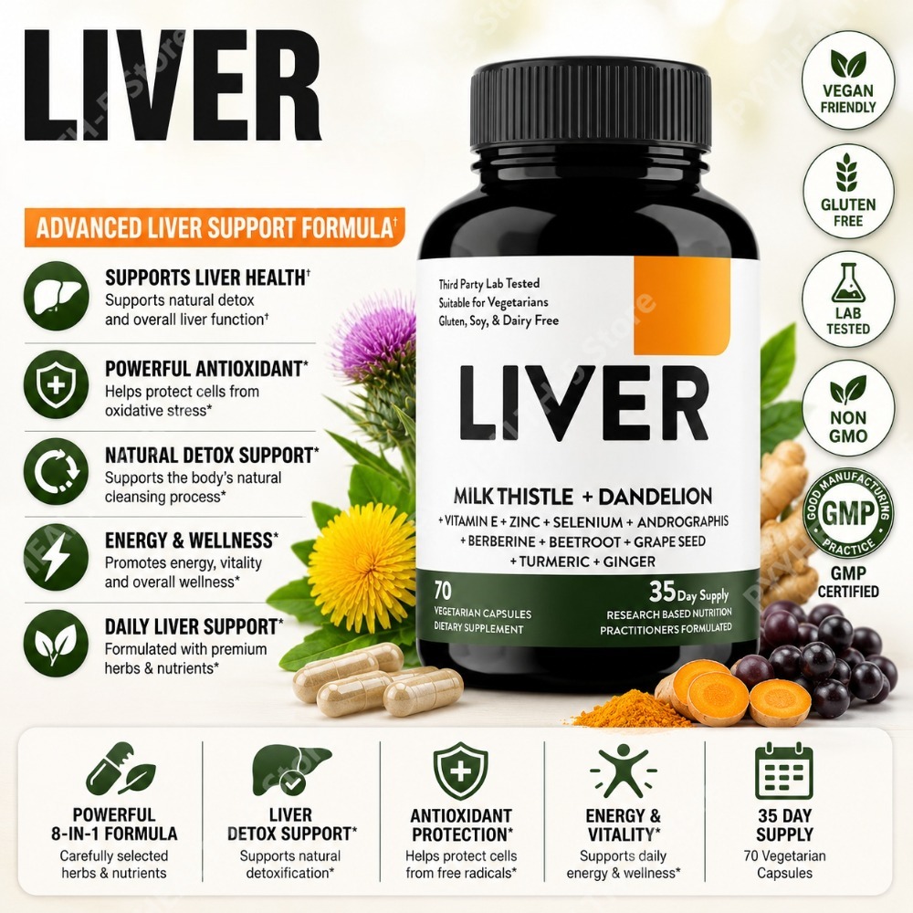 Milk Thistle Dandelion Root Ca - Herbal Wellness Blend บทวิจารณ์และราคา